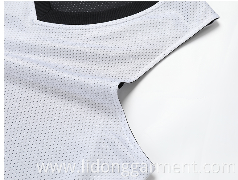 Hot Plain White Basketball Jersey Youth Basketball Jersey Sets Basketball Training Uniform For Sale
